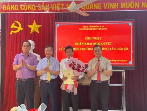 Tiếp nhận và bổ nhiệm Phó Hiệu trưởng Trường Đại học Đồng Nai