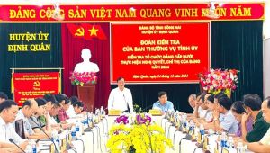 Đảng bộ Định Quán hoàn thành tốt, xuất sắc các chỉ tiêu nghị quyết