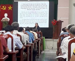 140 cán bộ Mặt trận cơ sở được tập huấn lý luận chính trị và nghiệp vụ
