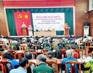 Hội Nạn nhân chất độc da cam/Dioxin huyện Long Thành tổ chức Đại hội đại biểu lần thứ IV