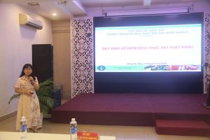 Training on Export Agricultural Product Quarantine