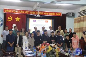 Tỉnh Champasak đưa 10 học sinh sang nhập học Tiếng Việt tại Trường Đại học Đồng Nai