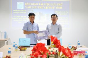 Tiếp nhận 588 hồ sơ vào Lưu trữ lịch sử tỉnh