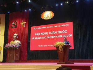 Phó Chủ tịch UBND tỉnh Nguyễn Sơn Hùng tham dự Hội nghị toàn quốc về giáo dục quyền con người