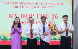 Ông Nguyễn Quốc Tần được bầu làm Phó Chủ tịch UBND huyện Trảng Bom