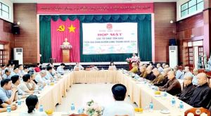 Huyện Long Thành tổ chức họp mặt các tổ chức tôn giáo trên địa bàn huyện