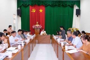 Chú trọng công tác nội chính, không để phát sinh phức tạp về an ninh trật tự