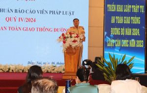 Triển khai Luật Trật tự, an toàn giao thông đường bộ năm 2024