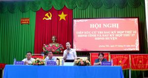 Cử tri kiến nghị cần đầu tư thêm đường ống nước sinh hoạt cho người dân