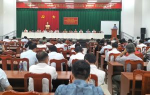 Đại biểu HĐND tỉnh, huyện tiếp xúc gần 250 cử tri huyện Nhơn Trạch sau Kỳ họp HĐND các cấp
