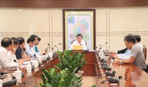 Lãnh đạo tỉnh tiếp đơn vị tư vấn xúc tiến phát triển Khu thương mại tự do kết nối Sân bay Long Thành và Cảng Phước An