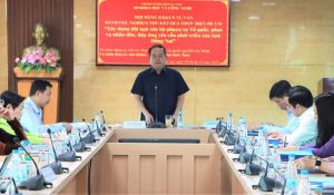 Nghiệm thu đề tài Xây dựng đội ngũ cán bộ phụng sự Tổ quốc, phục vụ Nhân dân, đáp ứng yêu cầu phát triển của tỉnh Đồng Nai