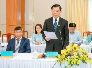 Secretary, Governor of Champasak Province (Laos) Visits Dong Nai for Lunar New Year Greetings