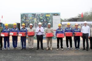 Chủ tịch UBND tỉnh Võ Tấn Đức thăm, chúc tết các doanh nghiệp, công trình trọng điểm ở các huyện Nhơn Trạch và Long Thành