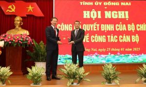 Đồng chí Vũ Hồng Văn làm Bí thư Tỉnh ủy Đồng Nai