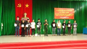 270 thanh niên nhận được lệnh gọi nhập ngũ