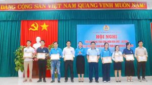 Công đoàn huyện Long Thành thành lập 17 Công đoàn cơ sở năm 2024