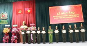 Trên 81% học viên đào tạo văn bằng 2 tuyển mới năm 2024 các trường Công an nhân dân đạt kết quả khá giỏi huấn luyện đầu khóa