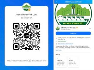 UBND huyện Vĩnh Cửu ra mắt trang Zalo OA