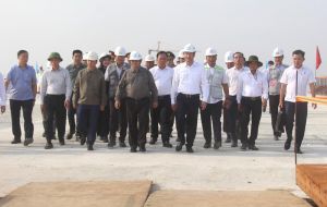 Striving to Complete Nhon Trach Bridge by April 30, 2025