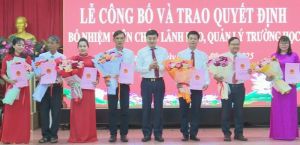 Huyện Trảng Bom điều động, bổ nhiệm nhiều viên chức lãnh đạo, quản lý ngành giáo dục