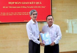 Sớm triển khai đề tài Mô hình kinh tế Đồng Nai phát triển bền vững