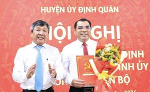 Đồng chí Nguyễn Cao Cường làm Bí thư Huyện ủy Định Quán