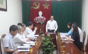 Họp trao đổi với các sở, ngành về việc vận động nguồn kinh phí xã hội hóa tổ chức Festival Khinh khí cầu