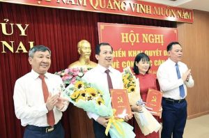 Bổ nhiệm 2 Phó Trưởng Ban Tuyên giáo và Dân vận Tỉnh ủy