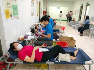 Công ty Pousung Vina (huyện Trảng Bom) tham gia hiến máu tình nguyện