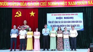 Huyện Vĩnh Cửu tổng kết công tác cải cách hành chính năm 2024 và triển khai nhiệm vụ công tác năm 2025