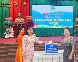 Hội Liên hiệp Phụ nữ huyện Nhơn Trạch ứng chương trình “Đồng hành cùng phụ nữ biên cương”