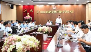 Chủ tịch UBND  tỉnh Đồng Nai và Bình Dương chủ trì buổi làm việc  về các dự án kết nối giao thông giữa hai địa phương