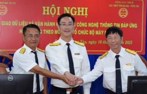 Bàn giao dữ liệu và vận hành hệ thống công nghệ thông tin tại Chi cục Thuế khu vực XV