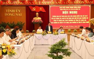 Công bố kết quả kiểm tra của Bộ Chính trị, Ban Bí thư đối với 4 tỉnh: Đồng Nai, Bình Phước, Long An, Tây Ninh