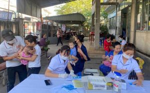 Tiếp tục triển khai tiêm vaccine sởi cho trẻ từ 6 tháng đến dưới 9 tháng tuổi