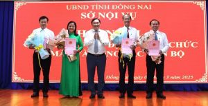 Tiếp nhận và bổ nhiệm 4 Phó Giám đốc Sở Nội vụ