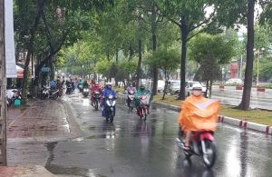 Mưa xuất hiện thường xuyên trong mùa khô