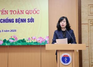 Bộ Y tế họp khẩn với các địa phương liên quan đến tình hình dịch bệnh sởi