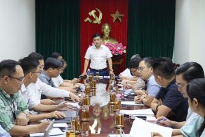 Phó Chủ tịch UBND tỉnh Hồ Văn Hà làm việc về một số dự án trên địa bàn tỉnh