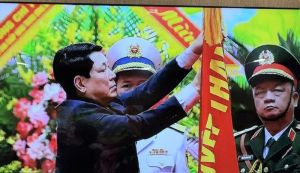 Lãnh đạo tỉnh dự Lễ Kỷ niệm 90 năm Ngày truyền thống Dân quân tự vệ và đón nhận Huân chương Hồ Chí Minh