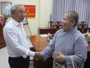 MTTQ Việt Nam tỉnh phối hợp với Giáo hội Phật giáo Việt Nam tỉnh và Ủy ban Đoàn kết Công giáo Việt Nam tỉnh để thực hiện nội dung trọng tâm trong năm 2025