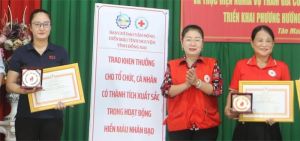 Tổ chức 12 đợt tiếp nhận hiến máu tình nguyện trong tháng 4