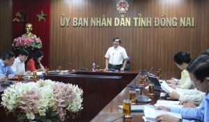 Lãnh đạo UBND tỉnh chủ trì làm việc nghe báo cáo công tác chuẩn bị tổ chức Lễ kỷ niệm 50 năm Ngày giải phóng miền Nam, thống nhất đất nước