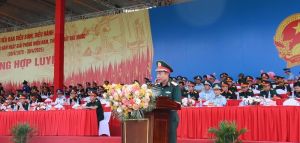 Hoàn thành buổi Tổng hợp luyện diễu binh, diễu hành lần I