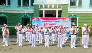 Trên 10 ngàn thiếu nhi tham gia đồng diễn trống kèn chào mừng kỷ niệm 50 năm Ngày giải phóng miền Nam, thống nhất đất nước