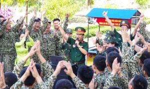 Động viên lực lượng A50 luyện tập phục vụ đại lễ