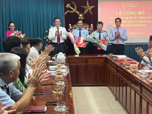 Lễ công bố các quyết định về công tác tổ chức bộ máy và nhân sự của Sở Công Thương