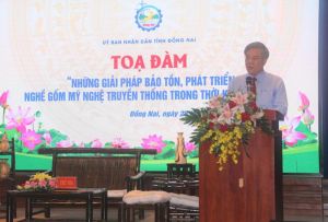 Tọa đàm “Những giải pháp bảo tồn, phát triển nghề gốm mỹ nghệ truyền thống trong thời kỳ hội nhập”