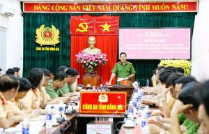 Công an tỉnh tổ chức Hội nghị giao ban công tác bảo đảm trật tự an toàn giao thông, trật tự xã hội 4 tháng đầu năm 2025